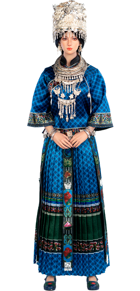 TBLeague The Miao of China’s 56 Ethnic Groups (Blue) Sixth Scale Figure  (Prototype Shown) View 13