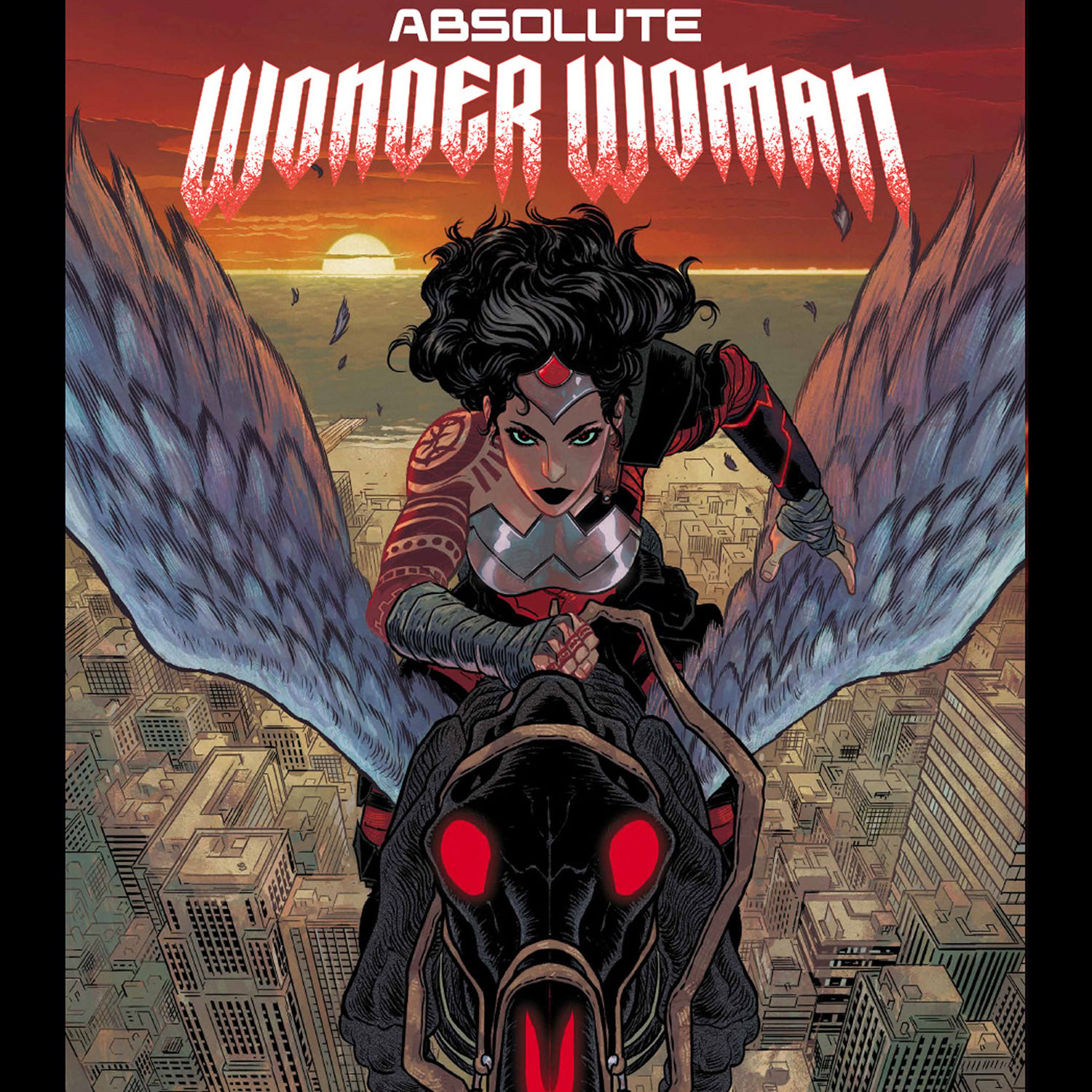 DC Comics Absolute Wonder Woman LED Poster (Large) Wall Light  (Prototype Shown) View 5