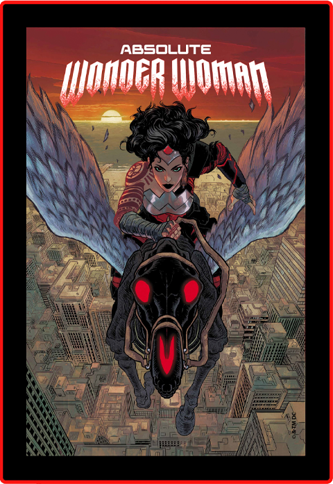 DC Comics Absolute Wonder Woman LED Poster (Large) Wall Light  (Prototype Shown) View 7