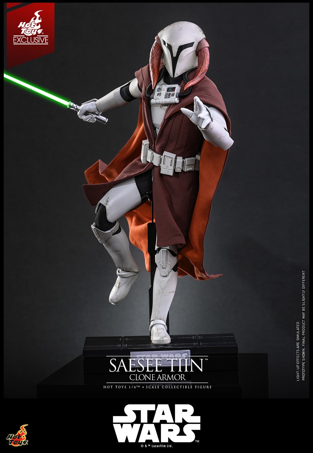 Star Wars Saesee Tiin™ (Clone Armor) Sixth Scale Figure  (Prototype Shown) View 4