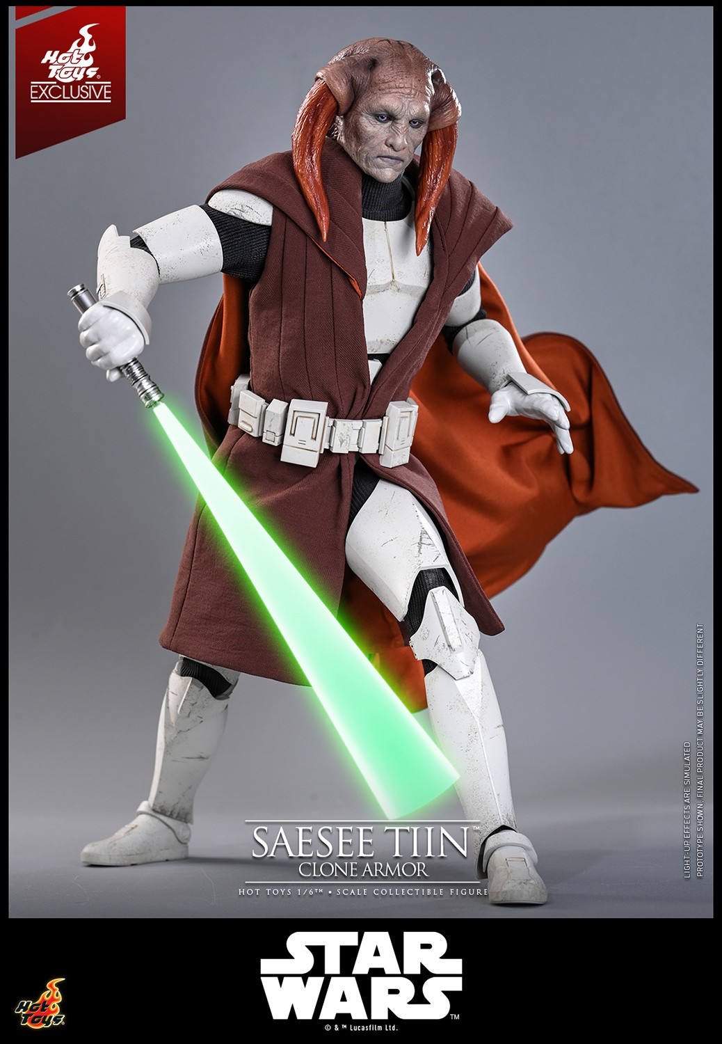 Star Wars Saesee Tiin™ (Clone Armor) Sixth Scale Figure  (Prototype Shown) View 5