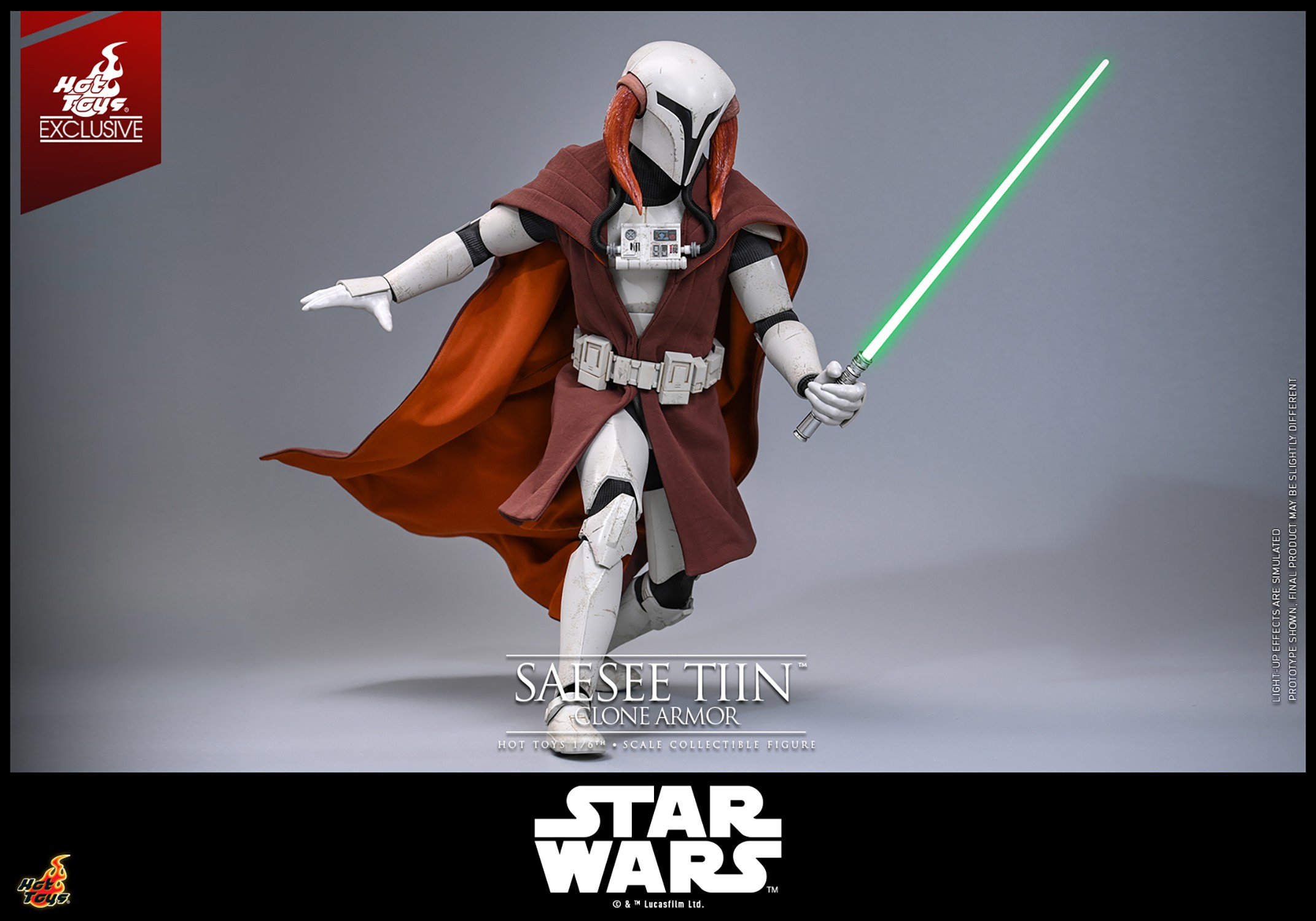 Star Wars Saesee Tiin™ (Clone Armor) Sixth Scale Figure  (Prototype Shown) View 7