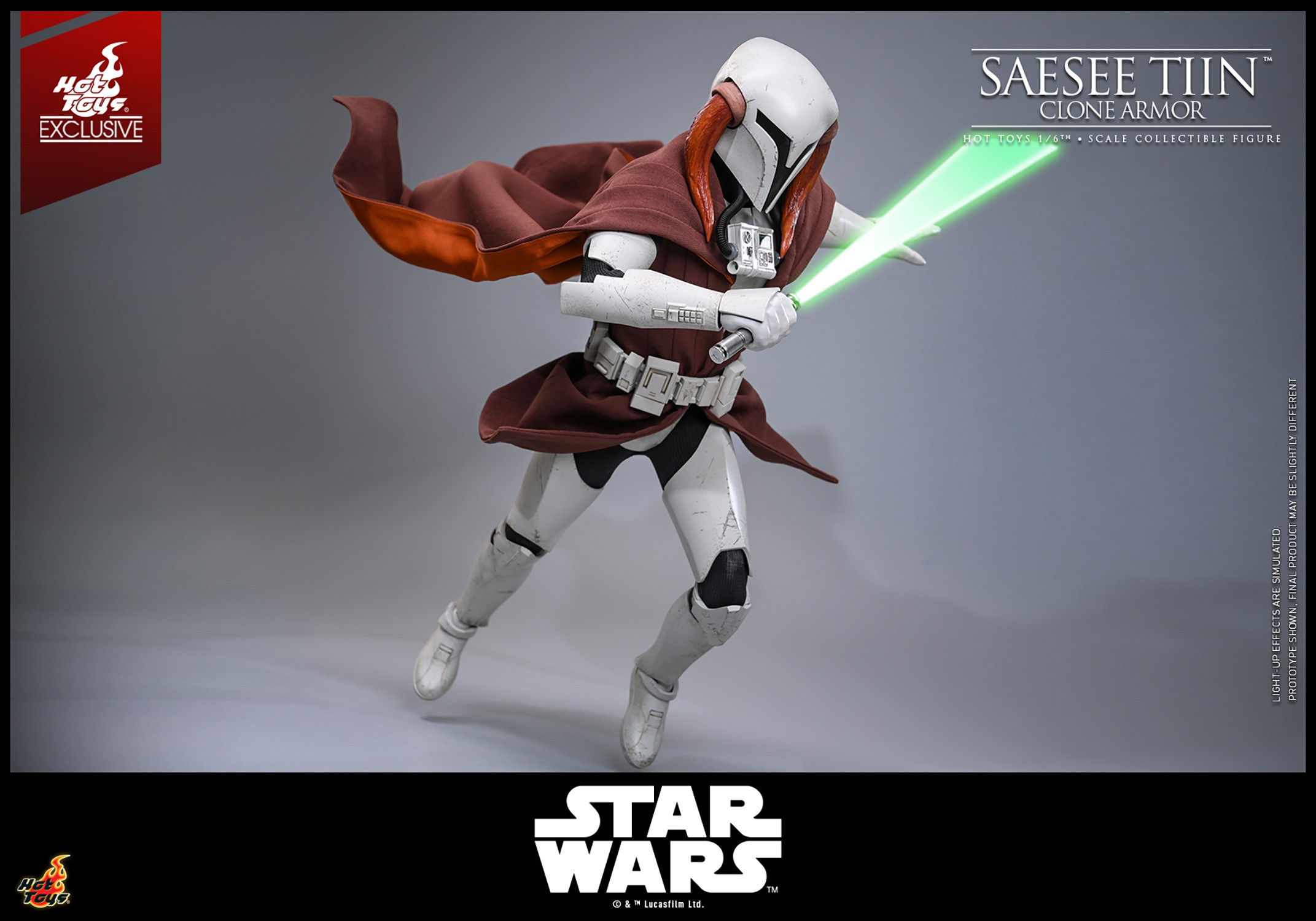 Star Wars Saesee Tiin™ (Clone Armor) Sixth Scale Figure  (Prototype Shown) View 9