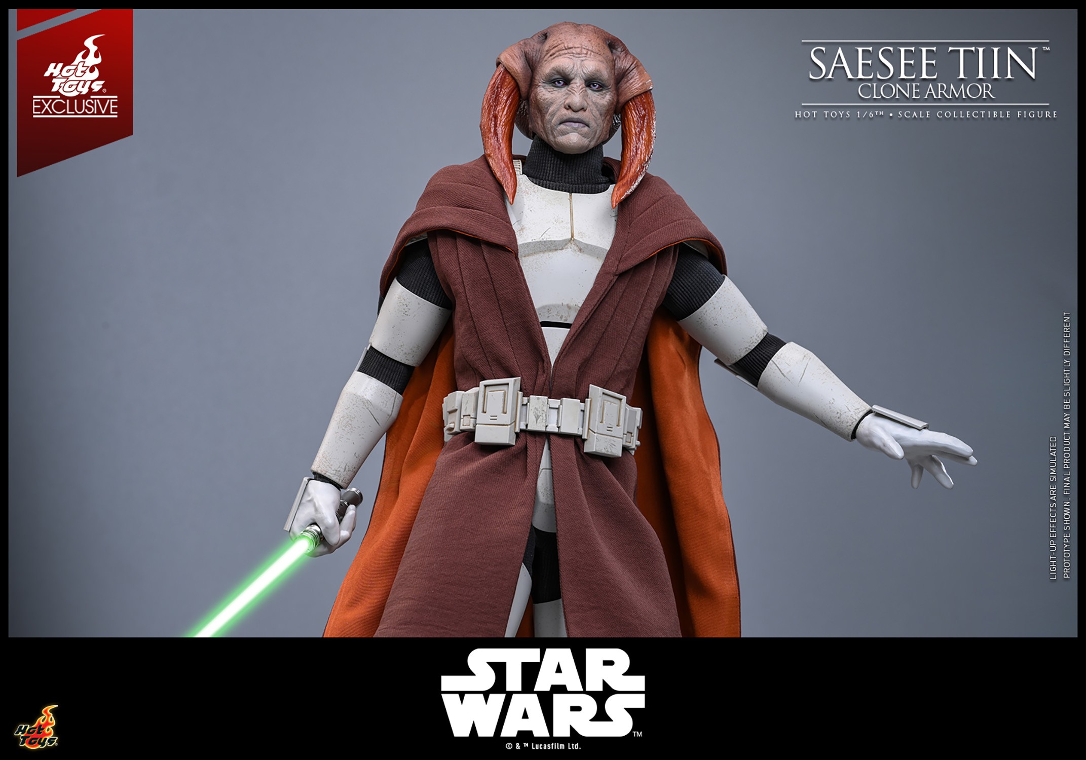 Star Wars Saesee Tiin™ (Clone Armor) Sixth Scale Figure  (Prototype Shown) View 10