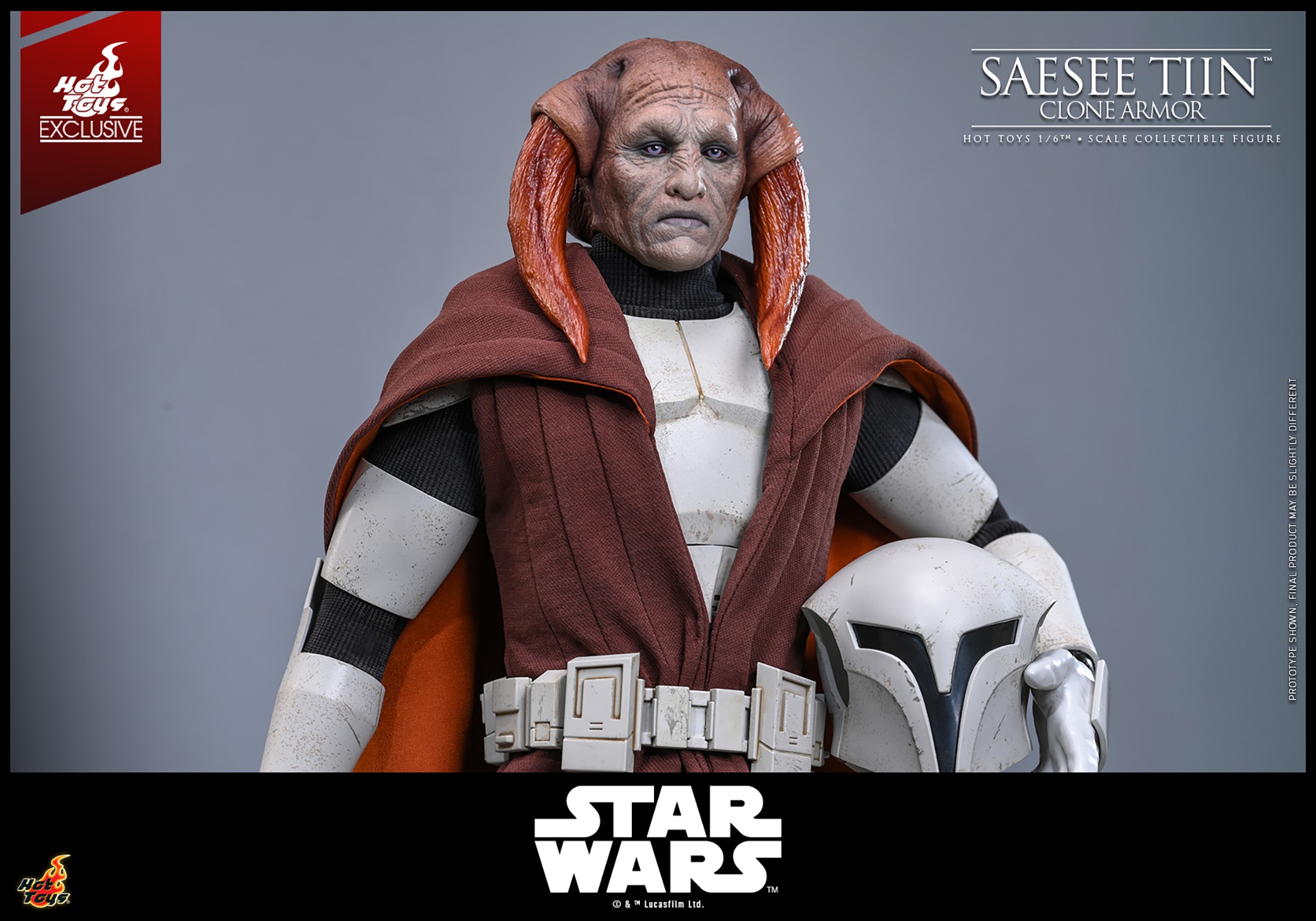 Star Wars Saesee Tiin™ (Clone Armor) Sixth Scale Figure  (Prototype Shown) View 12