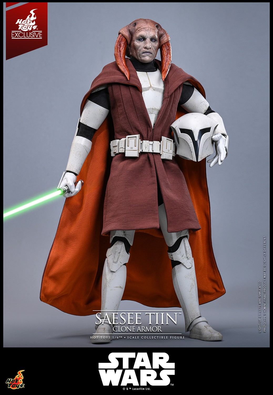 Star Wars Saesee Tiin™ (Clone Armor) Sixth Scale Figure  (Prototype Shown) View 13