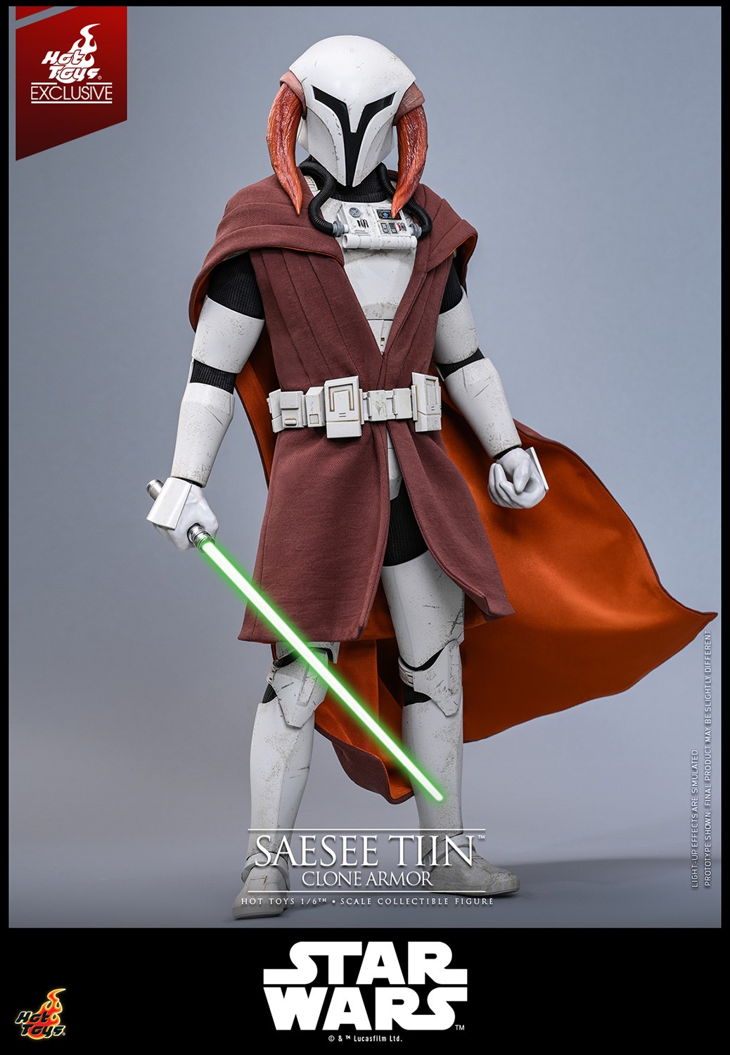 Star Wars Saesee Tiin™ (Clone Armor) Sixth Scale Figure  (Prototype Shown) View 14
