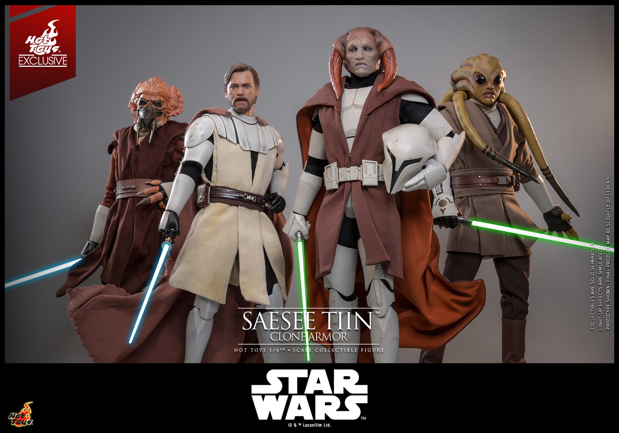 Star Wars Saesee Tiin™ (Clone Armor) Sixth Scale Figure  (Prototype Shown) View 17