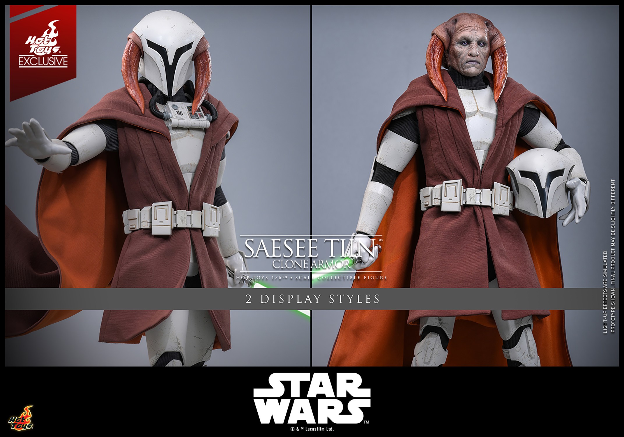 Star Wars Saesee Tiin™ (Clone Armor) Sixth Scale Figure  (Prototype Shown) View 19