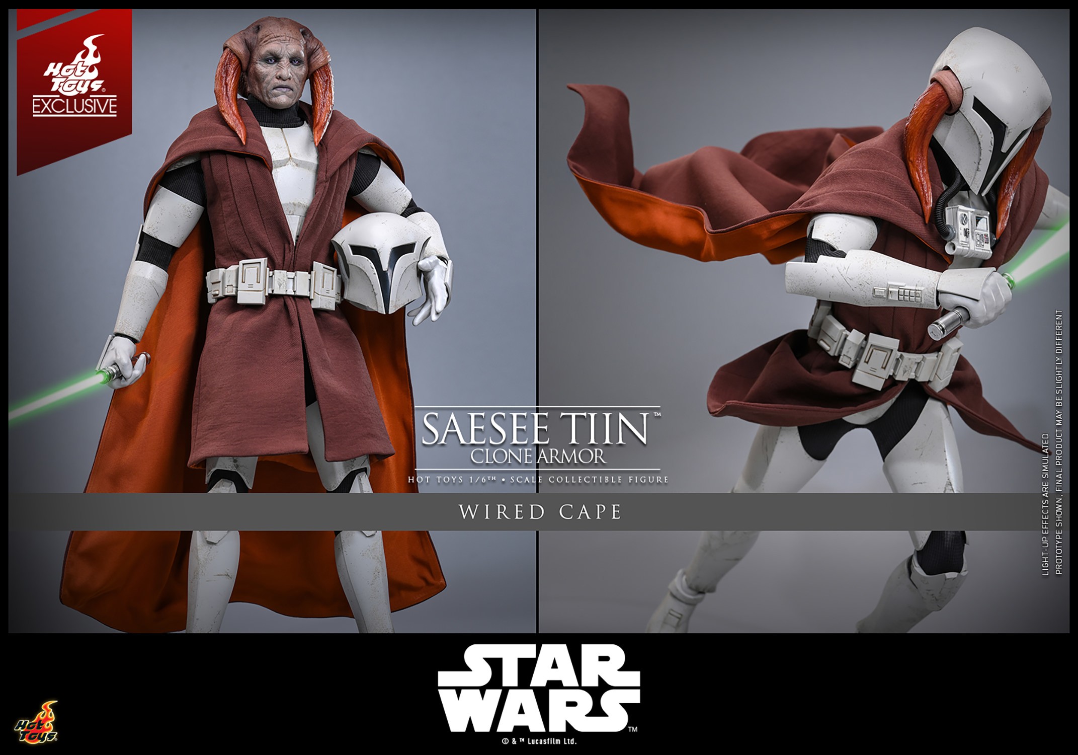 Star Wars Saesee Tiin™ (Clone Armor) Sixth Scale Figure  (Prototype Shown) View 20