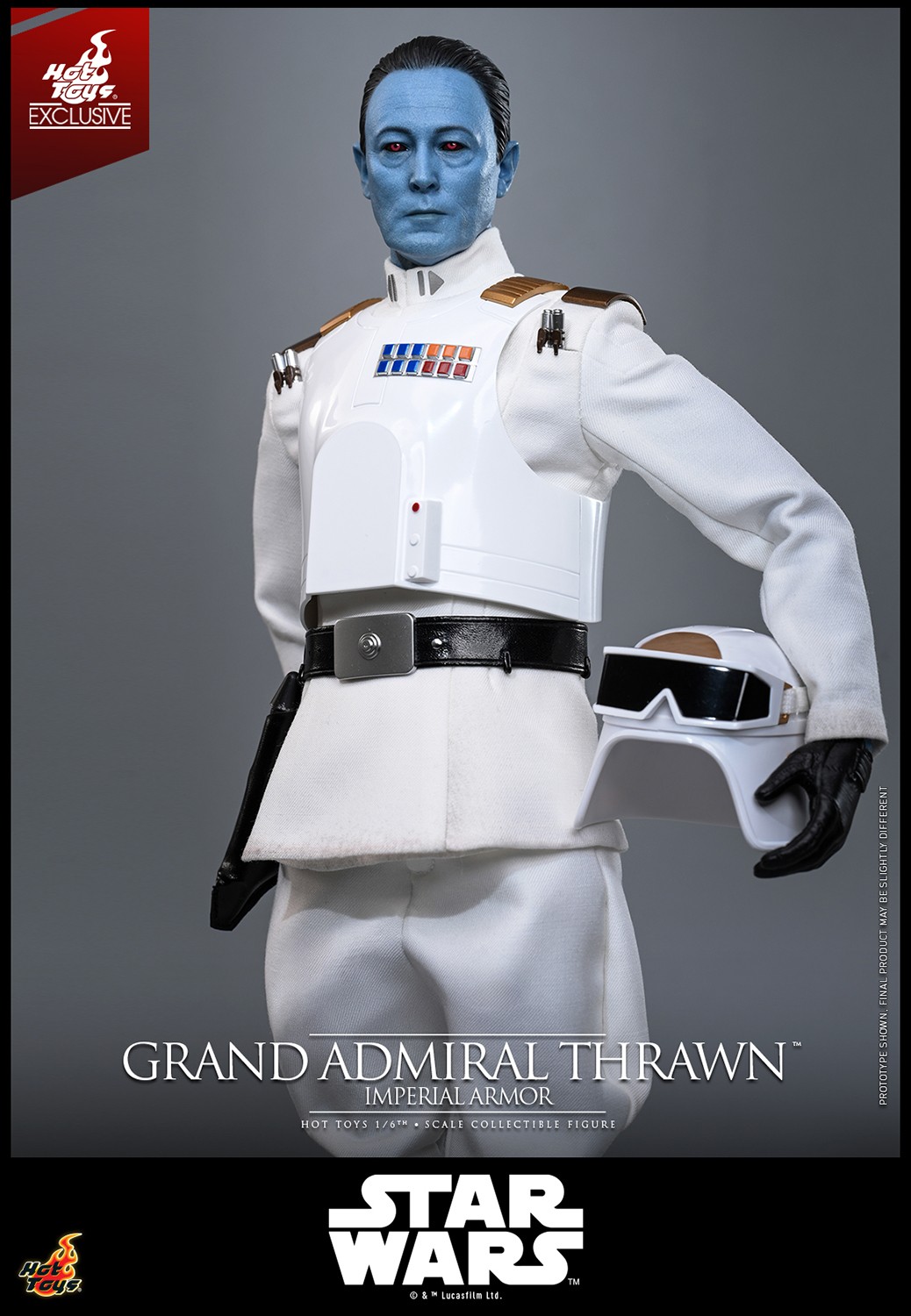 Star Wars Grand Admiral Thrawn™ (Imperial Armor) Sixth Scale Figure  (Prototype Shown) View 5
