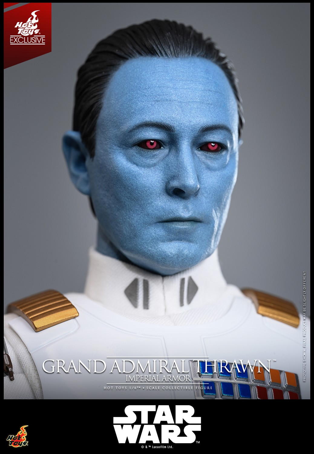 Star Wars Grand Admiral Thrawn™ (Imperial Armor) Sixth Scale Figure  (Prototype Shown) View 7