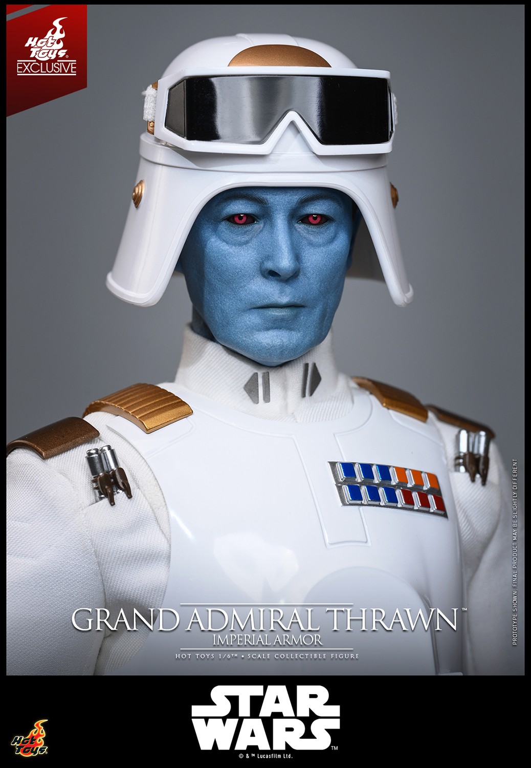 Star Wars Grand Admiral Thrawn™ (Imperial Armor) Sixth Scale Figure  (Prototype Shown) View 8