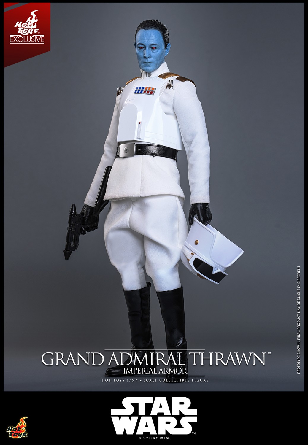 Star Wars Grand Admiral Thrawn™ (Imperial Armor) Sixth Scale Figure  (Prototype Shown) View 13