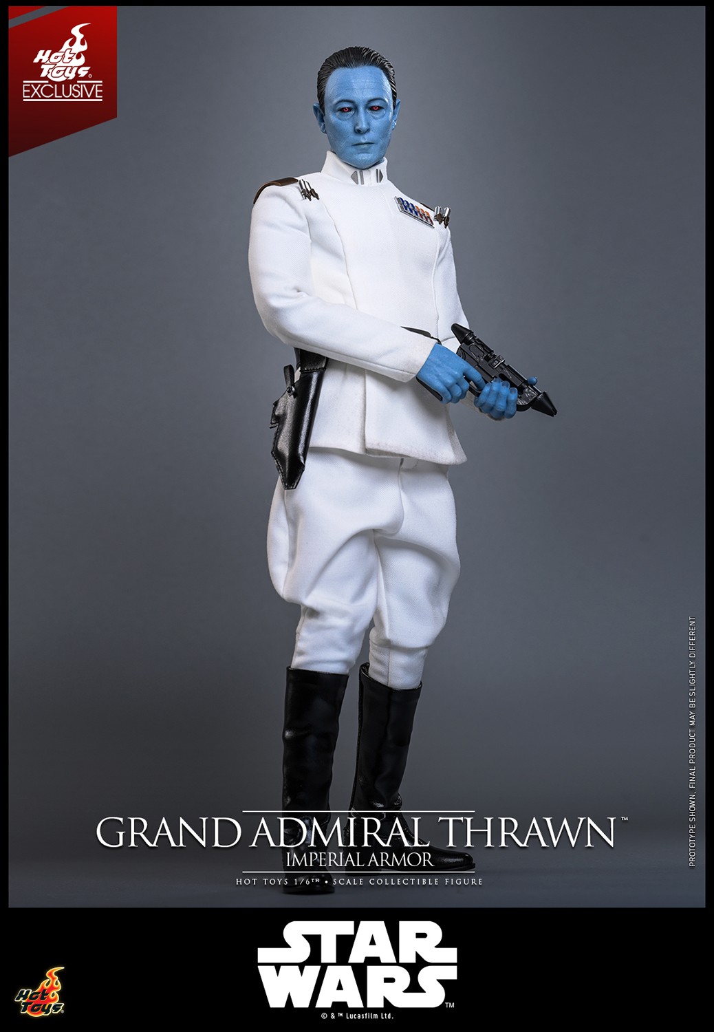 Star Wars Grand Admiral Thrawn™ (Imperial Armor) Sixth Scale Figure  (Prototype Shown) View 14