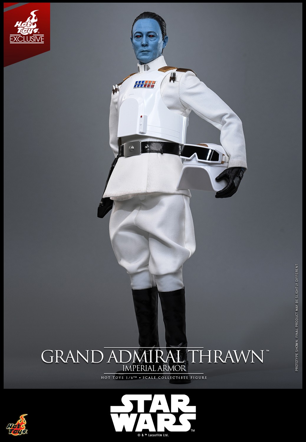 Star Wars Grand Admiral Thrawn™ (Imperial Armor) Sixth Scale Figure  (Prototype Shown) View 16