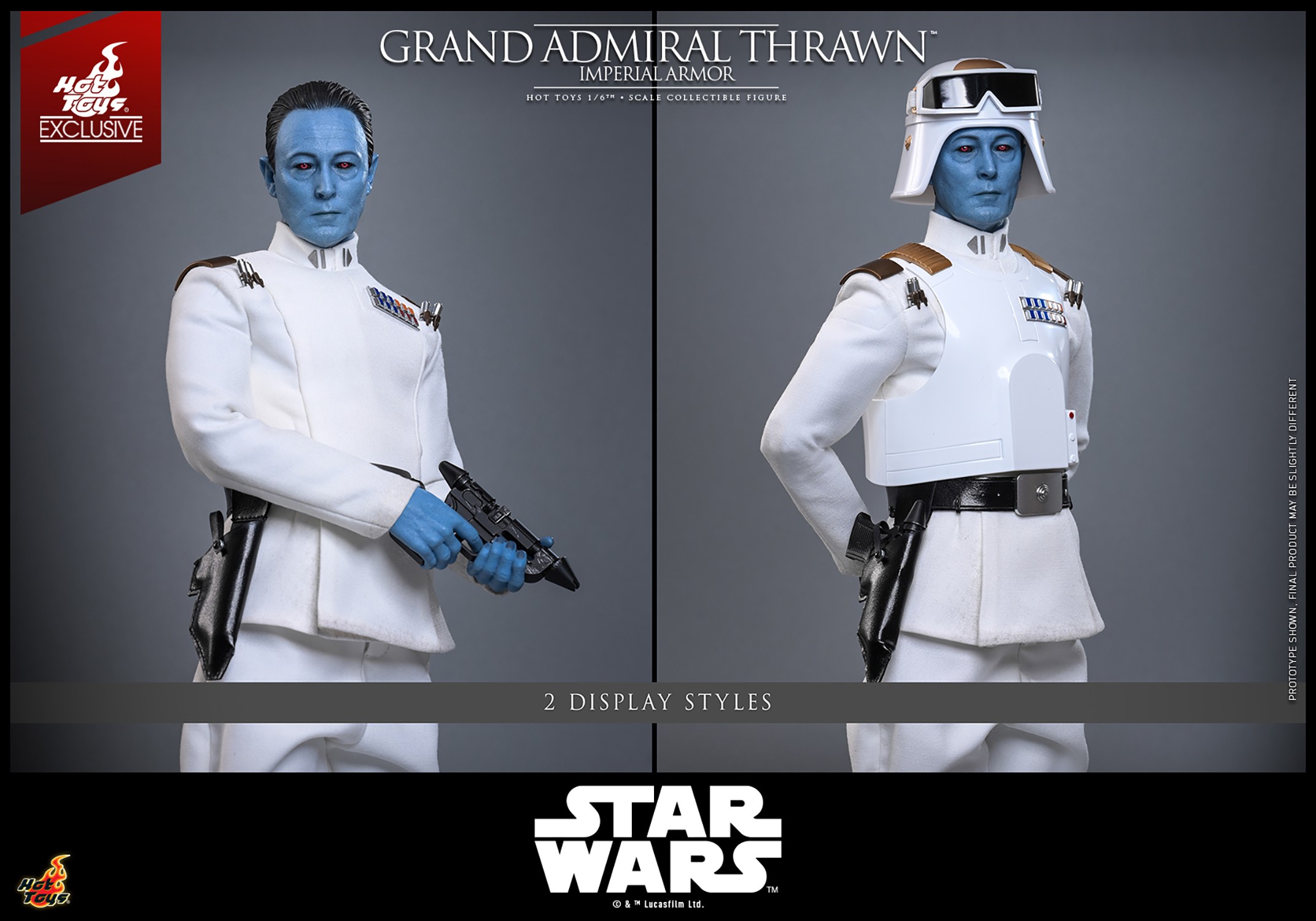 Star Wars Grand Admiral Thrawn™ (Imperial Armor) Sixth Scale Figure  (Prototype Shown) View 18