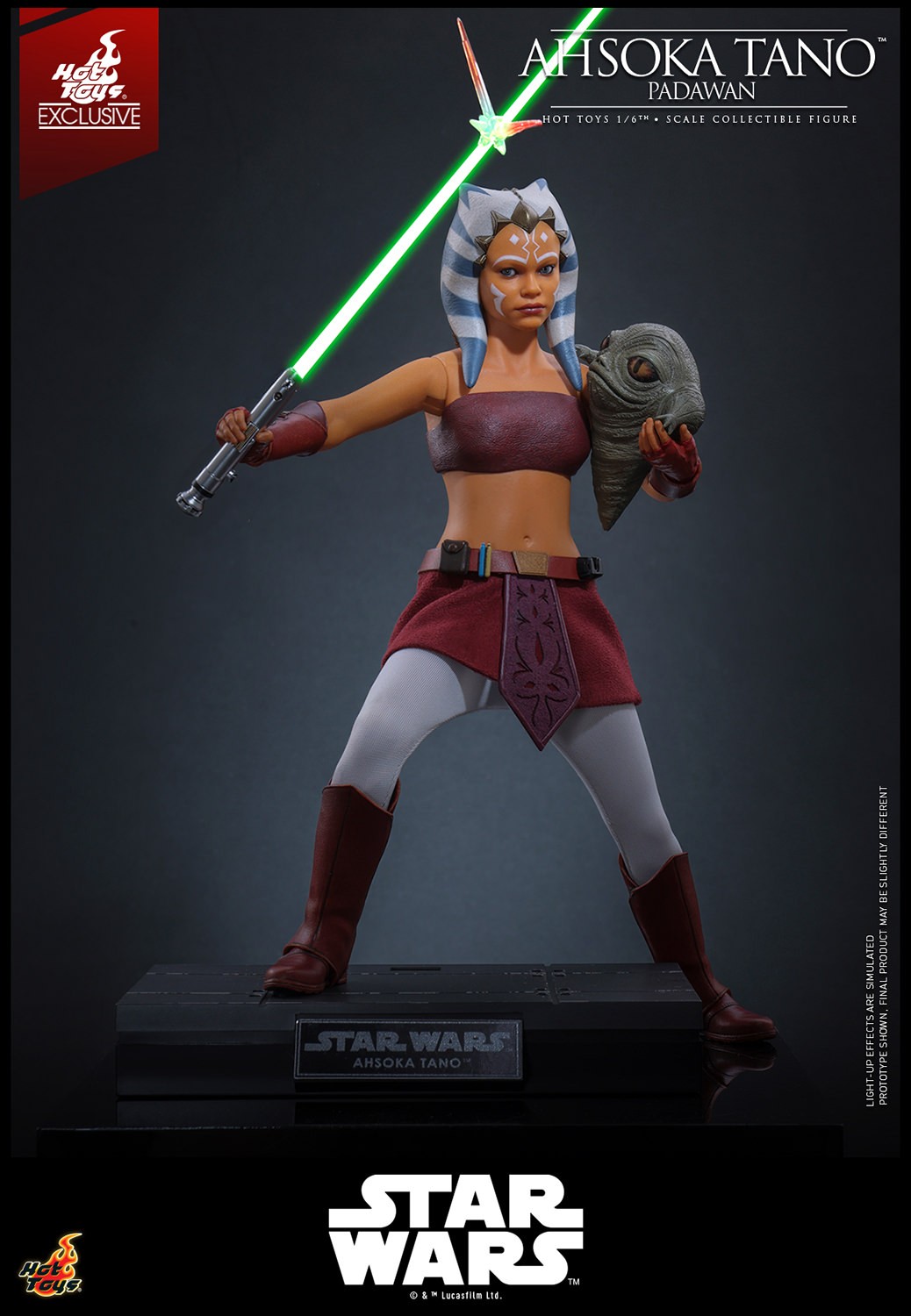 Star Wars Ahsoka Tano™ (Padawan) Sixth Scale Figure  (Prototype Shown) View 3