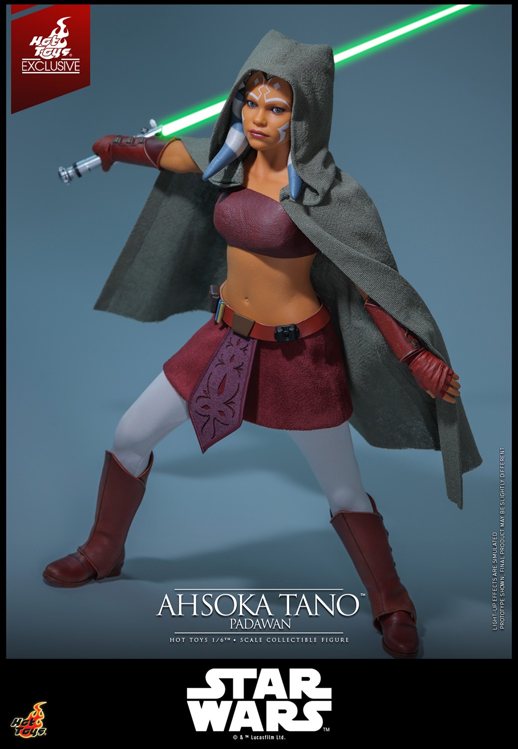 Star Wars Ahsoka Tano™ (Padawan) Sixth Scale Figure  (Prototype Shown) View 4