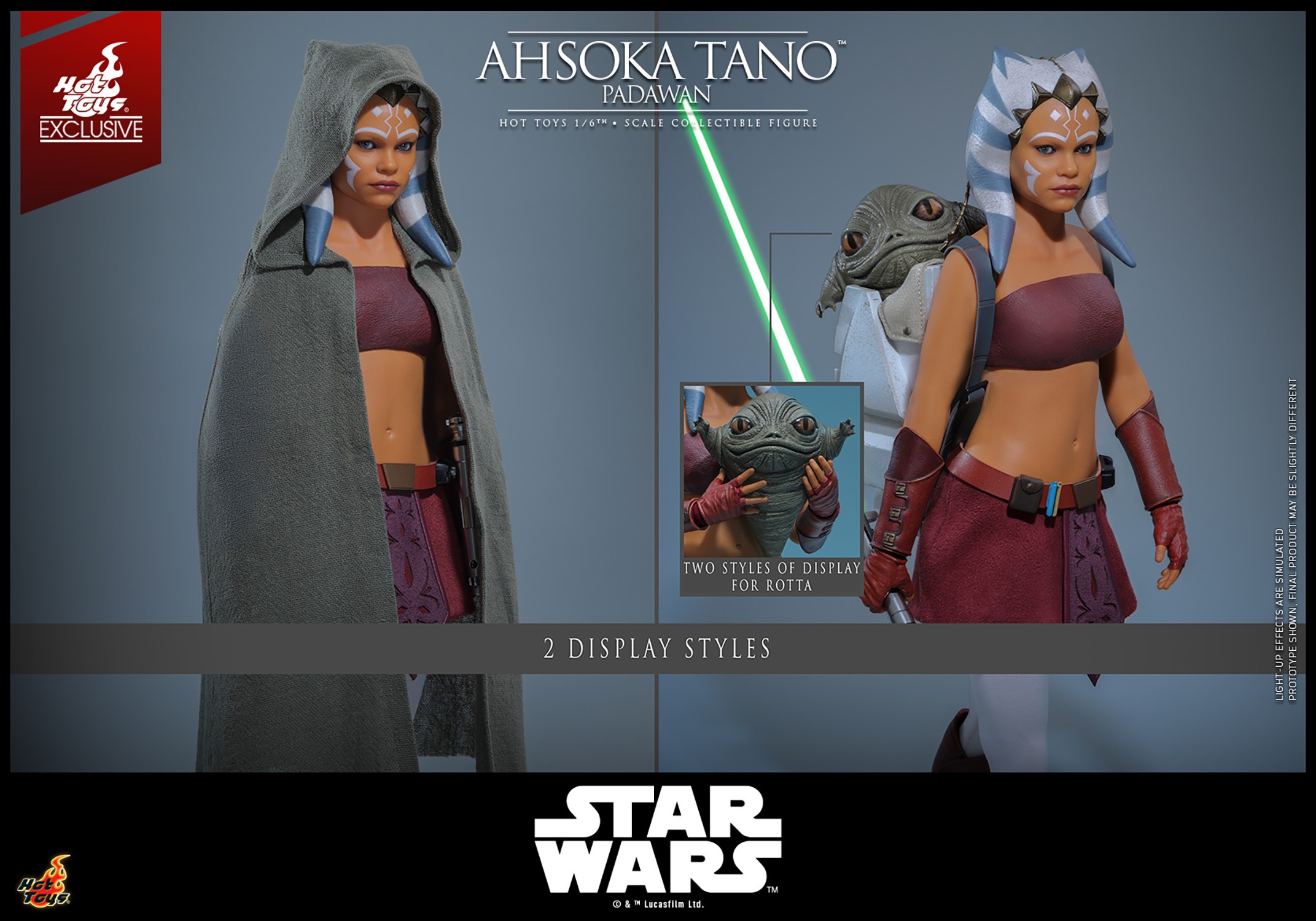 Star Wars Ahsoka Tano™ (Padawan) Sixth Scale Figure  (Prototype Shown) View 21