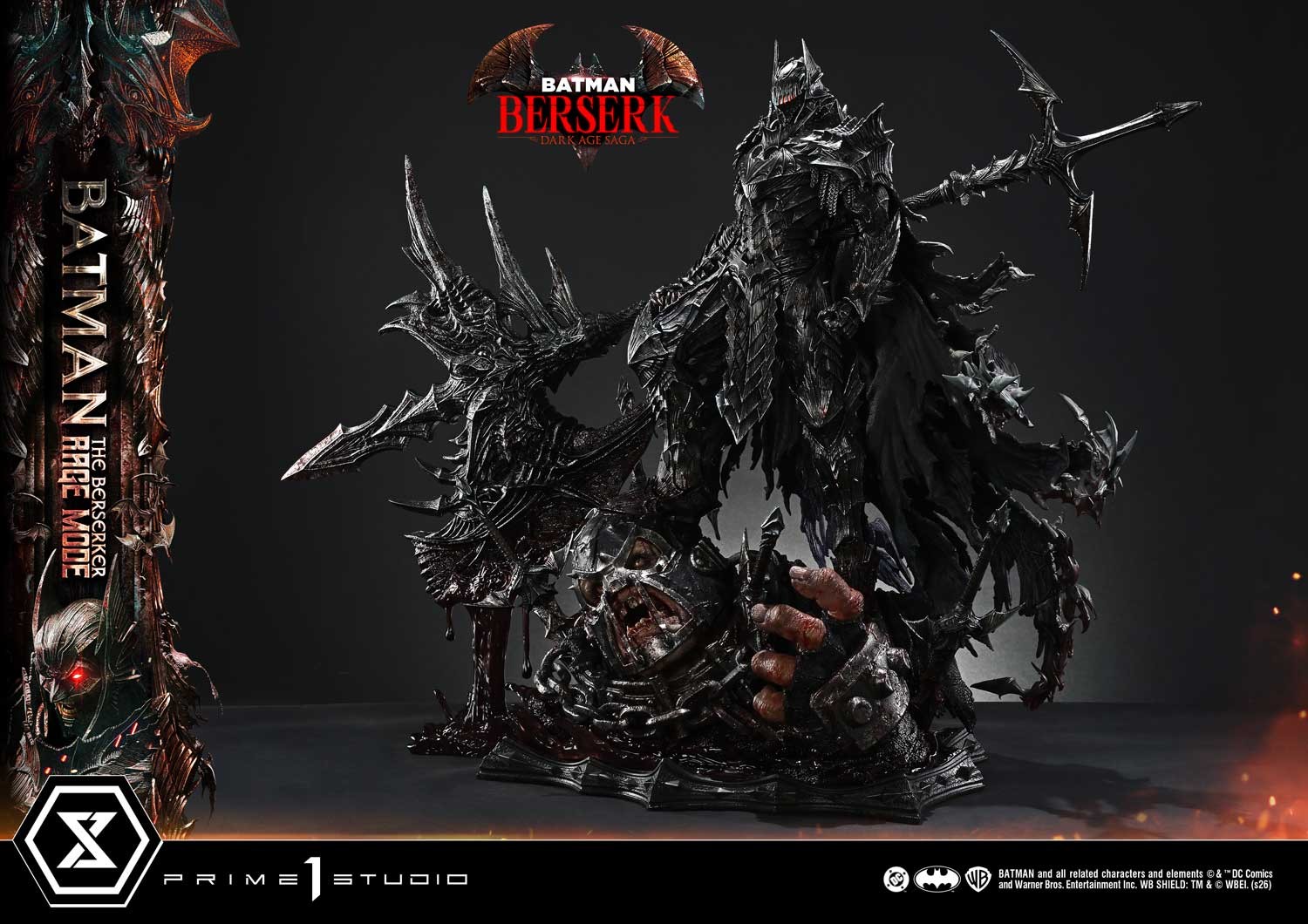 DC Comics Batman: The Berserker Rage Mode Quarter Scale Statue  (Prototype Shown) View 8