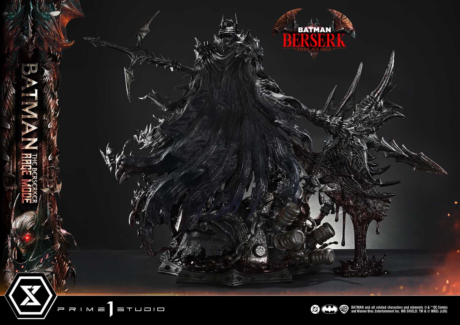 DC Comics Batman: The Berserker Rage Mode Quarter Scale Statue  (Prototype Shown) View 9