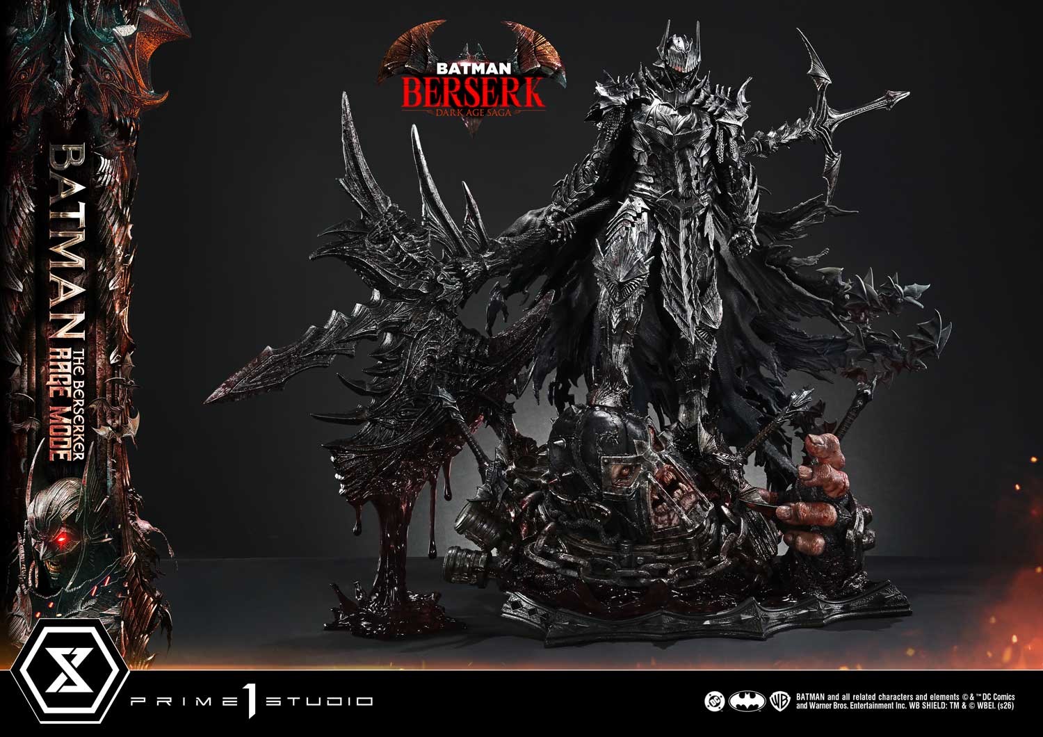 DC Comics Batman: The Berserker Rage Mode Quarter Scale Statue  (Prototype Shown) View 10