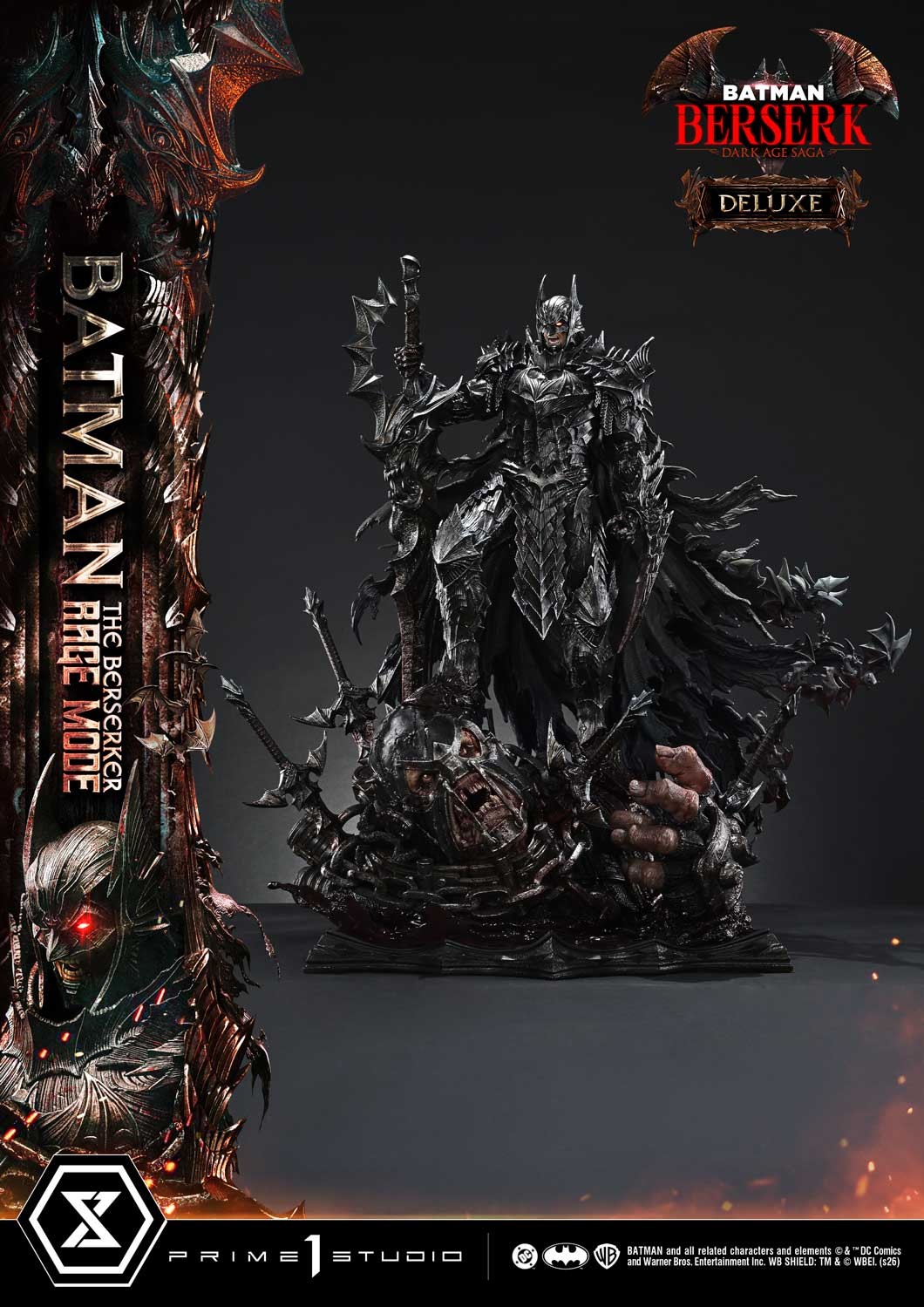 DC Comics Batman: The Berserker Rage Mode (Deluxe Version) Quarter Scale Statue  (Prototype Shown) View 9