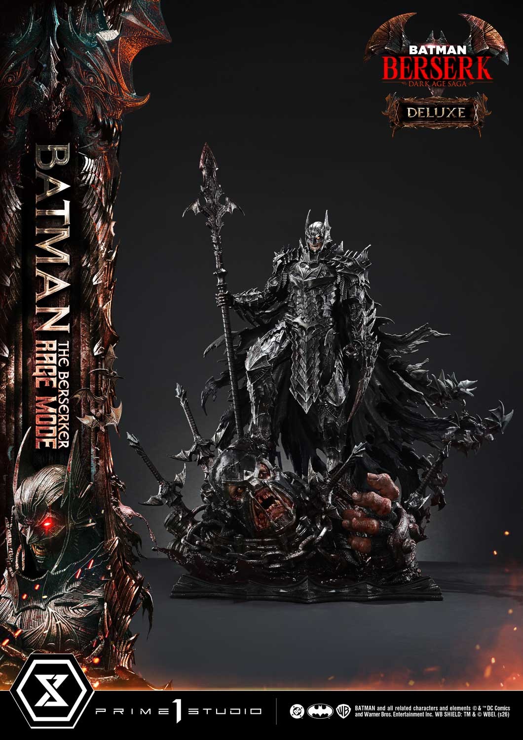 DC Comics Batman: The Berserker Rage Mode (Deluxe Version) Quarter Scale Statue  (Prototype Shown) View 10