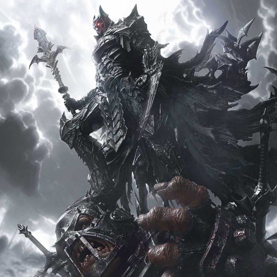 DC Comics Batman: The Berserker Rage Mode (Deluxe Bonus Version) Quarter Scale Statue  (Prototype Shown) View 1