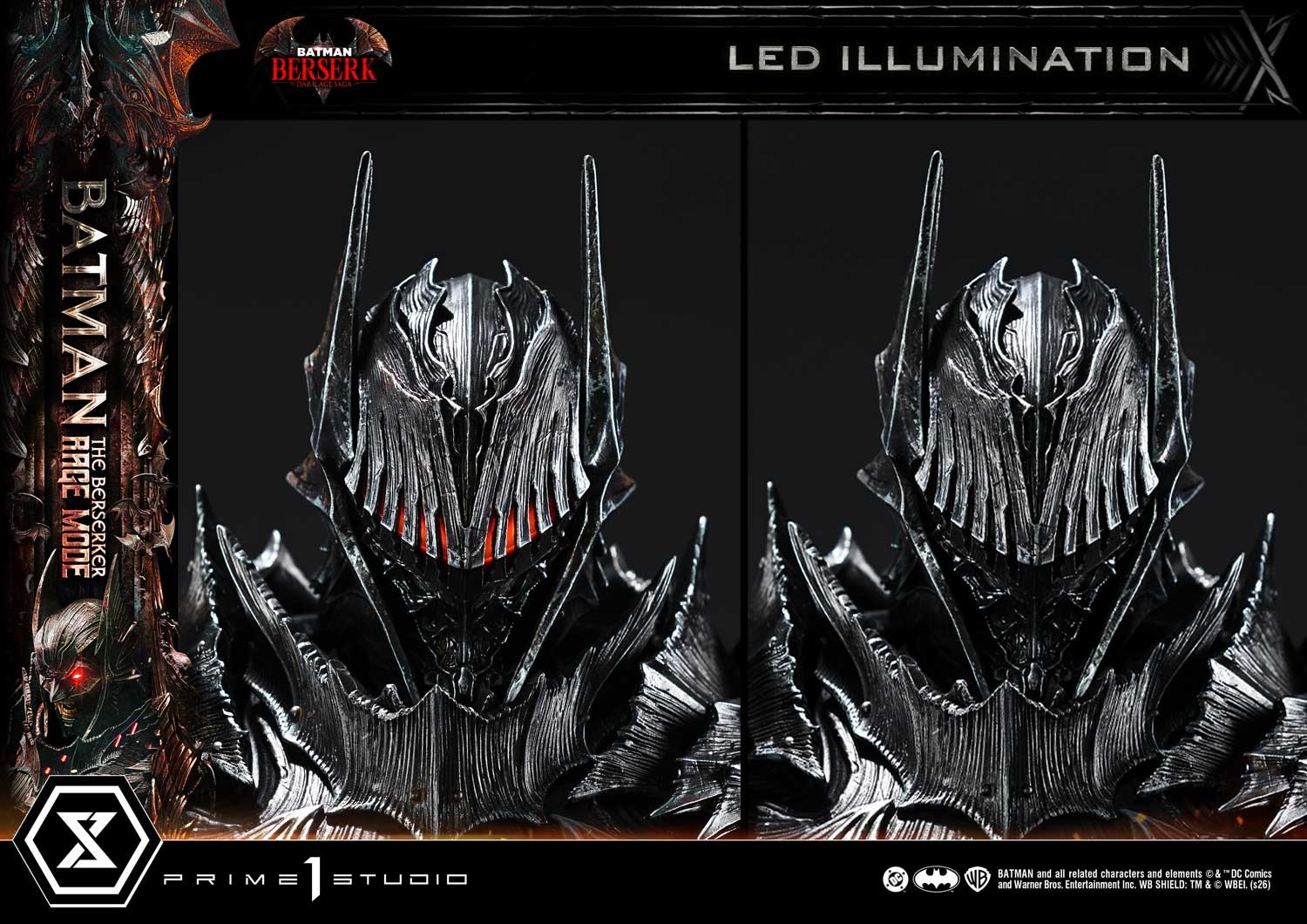 DC Comics Batman: The Berserker Rage Mode (Deluxe Bonus Version) Quarter Scale Statue  (Prototype Shown) View 8
