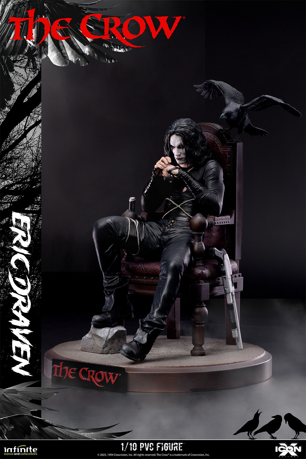 The Crow Eric Draven PVC Figure  (Prototype Shown) View 7