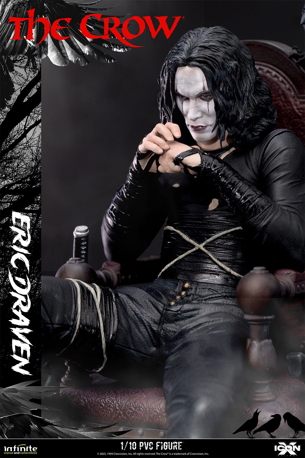 The Crow Eric Draven PVC Figure  (Prototype Shown) View 9