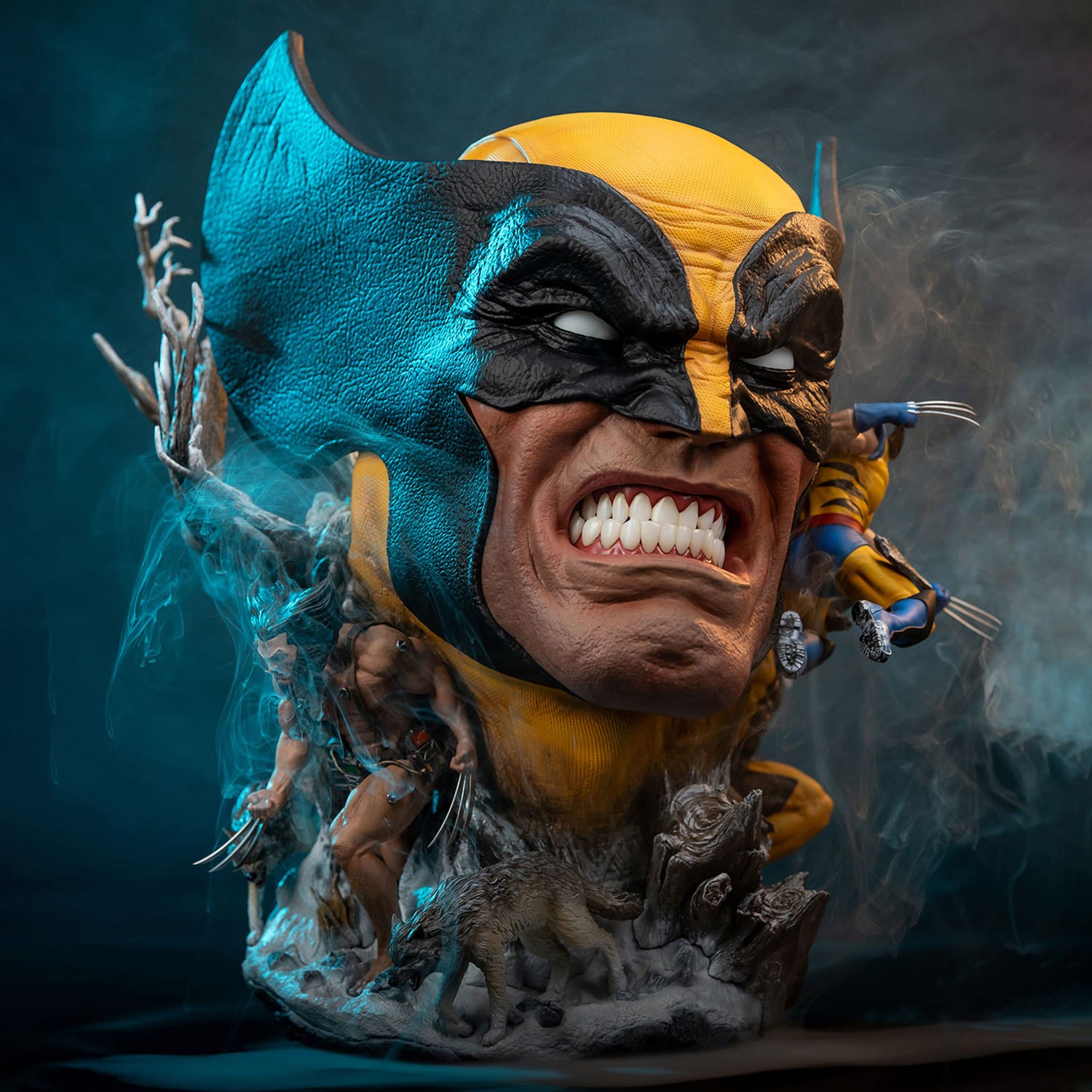 Marvel Wolverine Fine Art Bust  (Prototype Shown) View 3