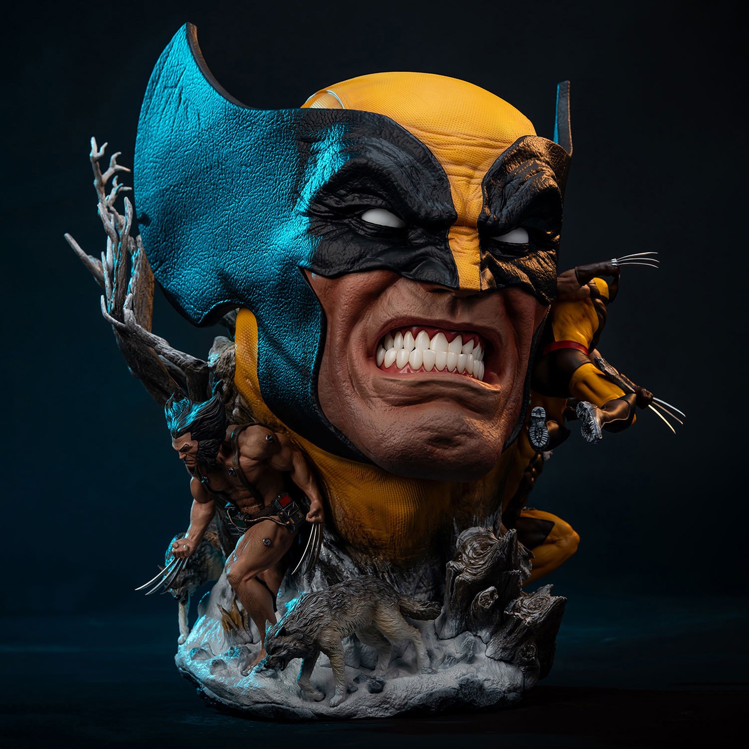 Marvel Wolverine (Deluxe Edition) Fine Art Bust  (Prototype Shown) View 1