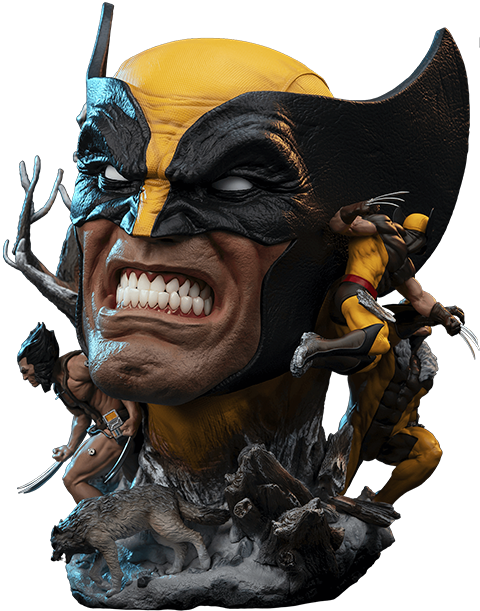 Marvel Wolverine (Deluxe Edition) Fine Art Bust  (Prototype Shown) View 16