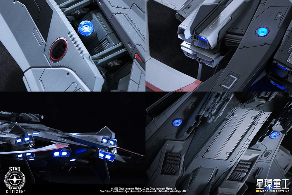 Star Citizen Anvil F8C Lightning (Pre-Assembled Finished Model Version) Model Kit  (Prototype Shown) View 6