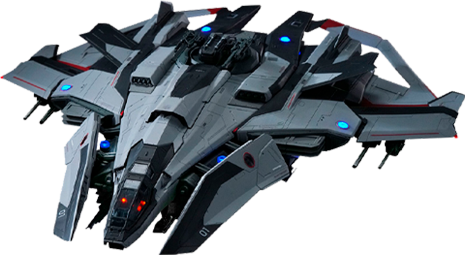 Star Citizen Anvil F8C Lightning (Pre-Assembled Finished Model Version) Model Kit  (Prototype Shown) View 9