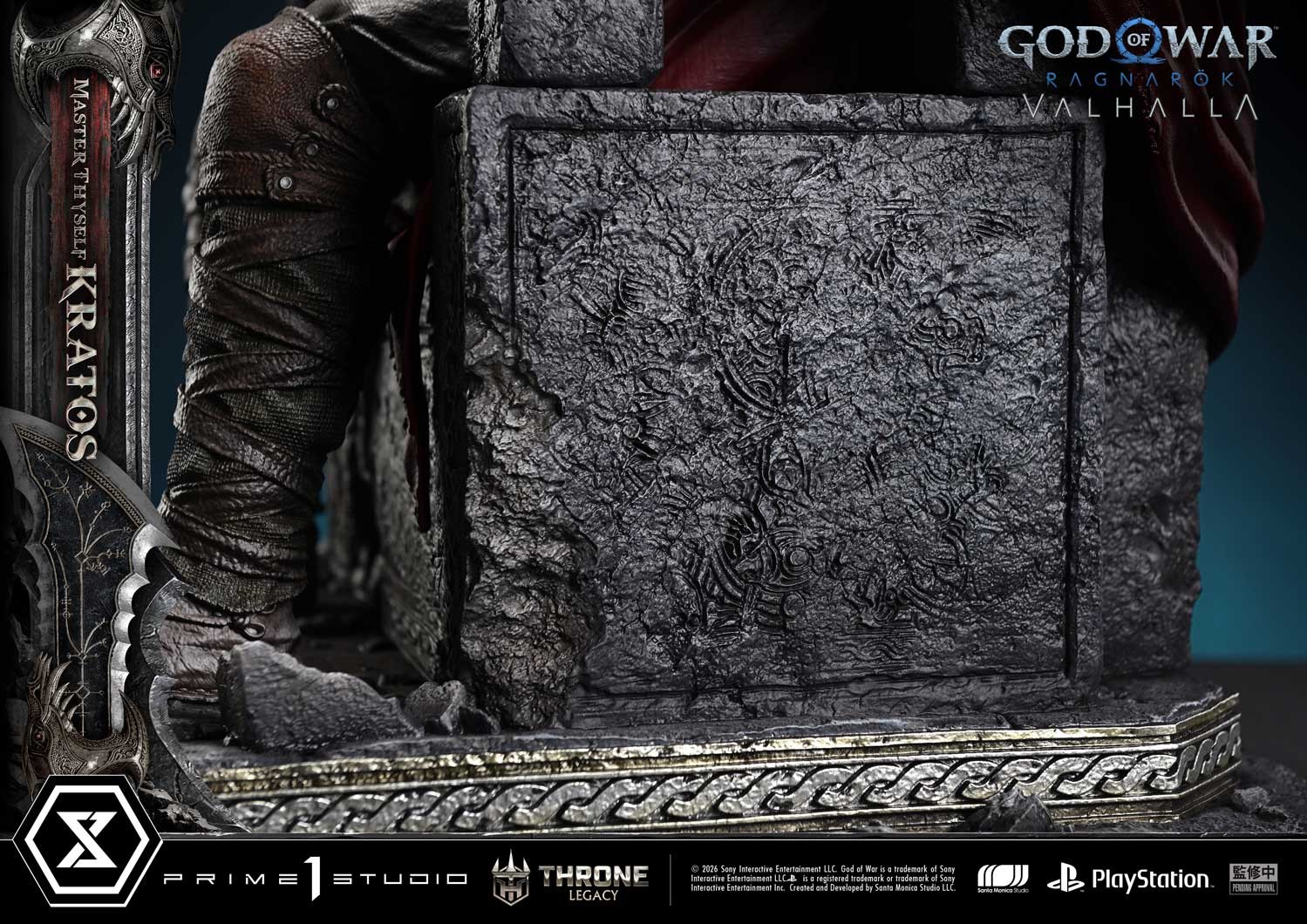 God of War Master Thyself Kratos 1:3 Scale Statue  (Prototype Shown) View 14