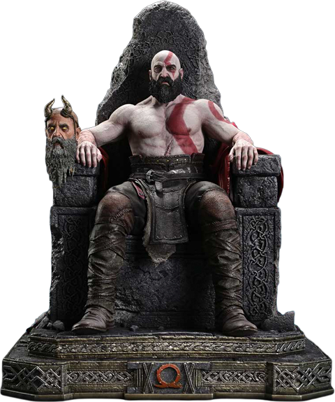 God of War Master Thyself Kratos (Bonus Version) 1:3 Scale Statue  (Prototype Shown) View 9
