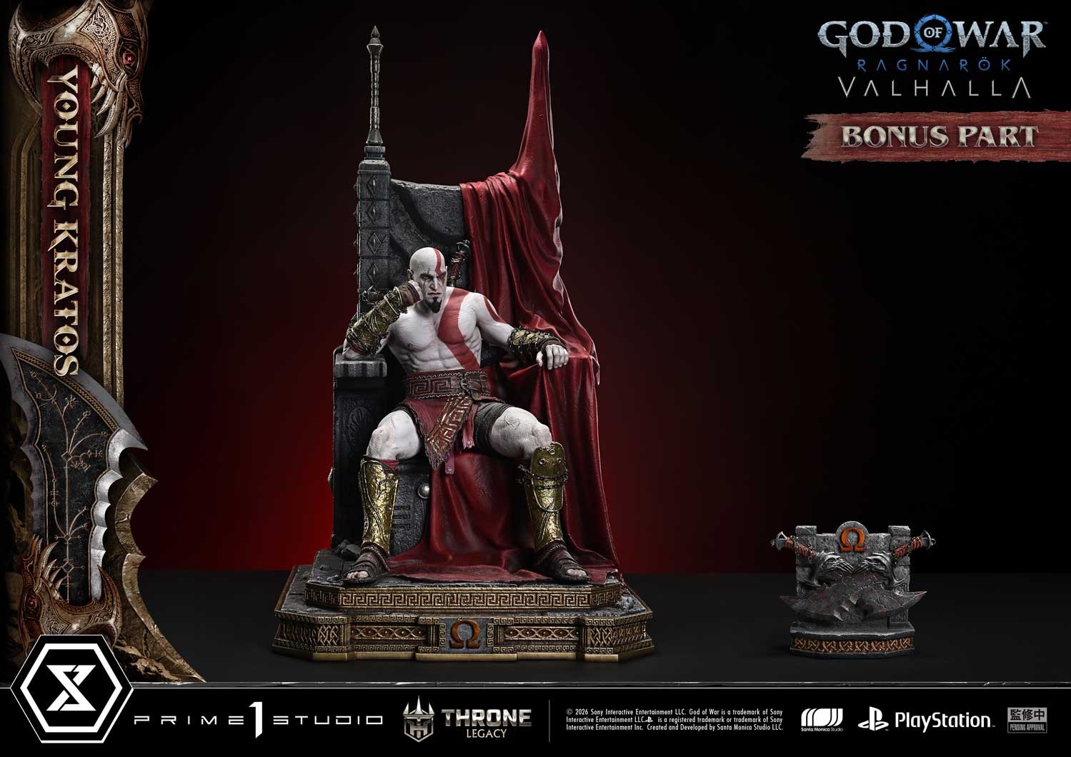 God of War Young Kratos (Bonus Version) 1:3 Scale Statue  (Prototype Shown) View 7
