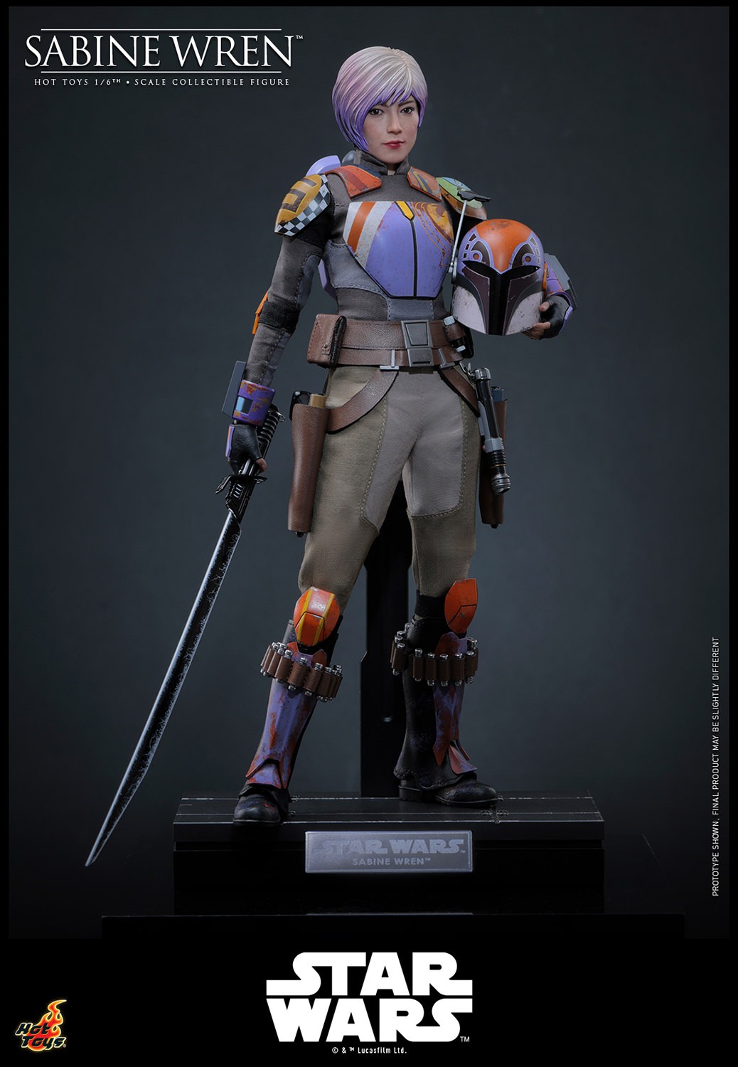 Star Wars Sabine Wren™ Sixth Scale Figure  (Prototype Shown) View 4