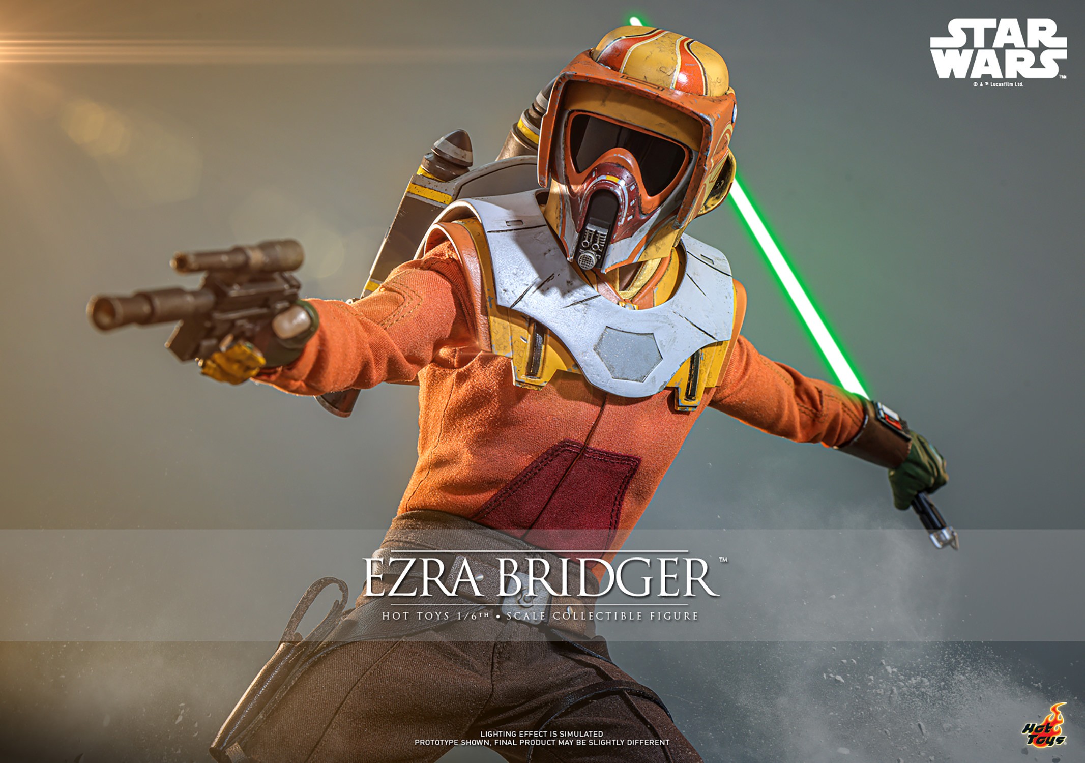 Star Wars Ezra Bridger™ Sixth Scale Figure  (Prototype Shown) View 1