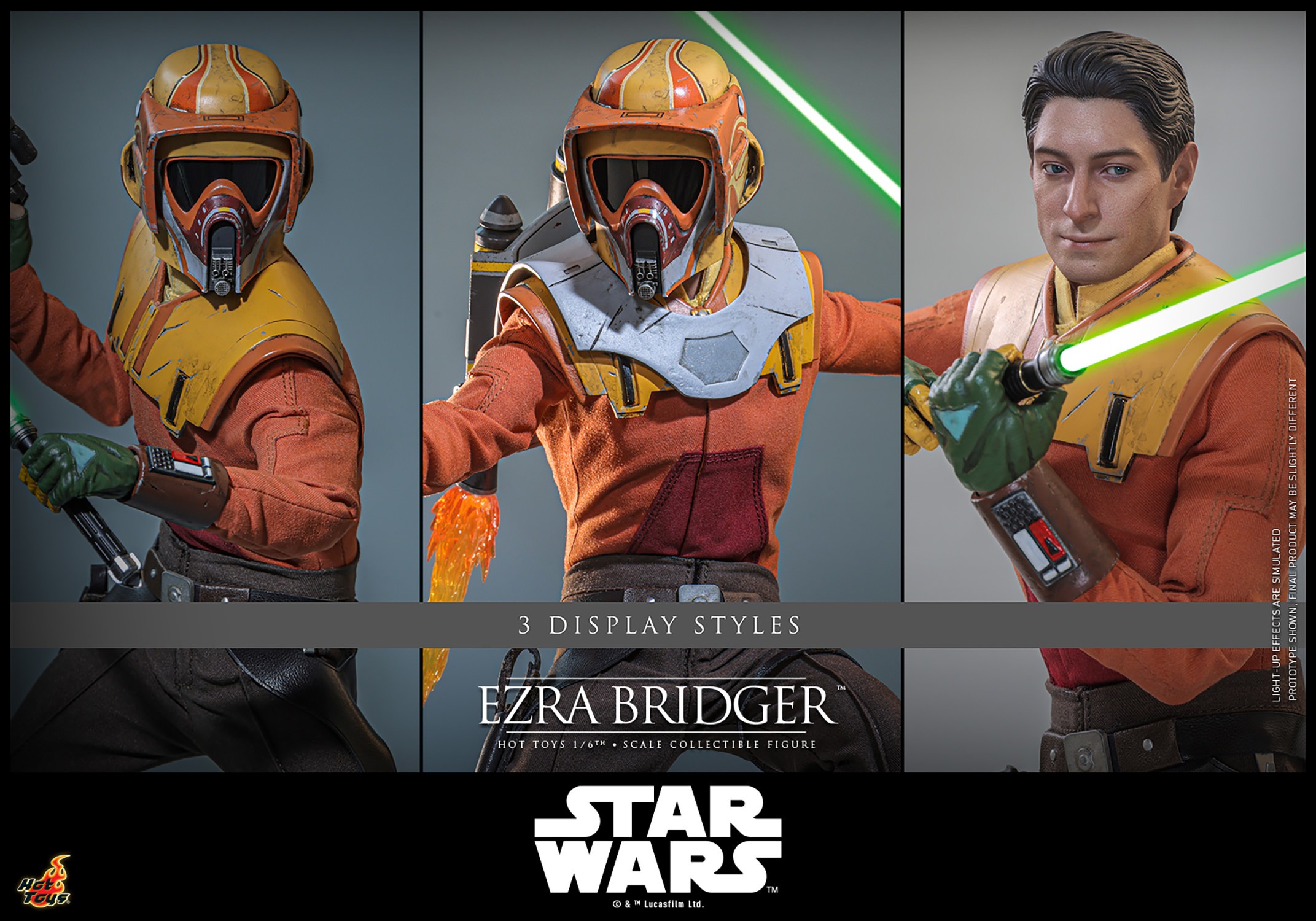 Star Wars Ezra Bridger™ Sixth Scale Figure  (Prototype Shown) View 19