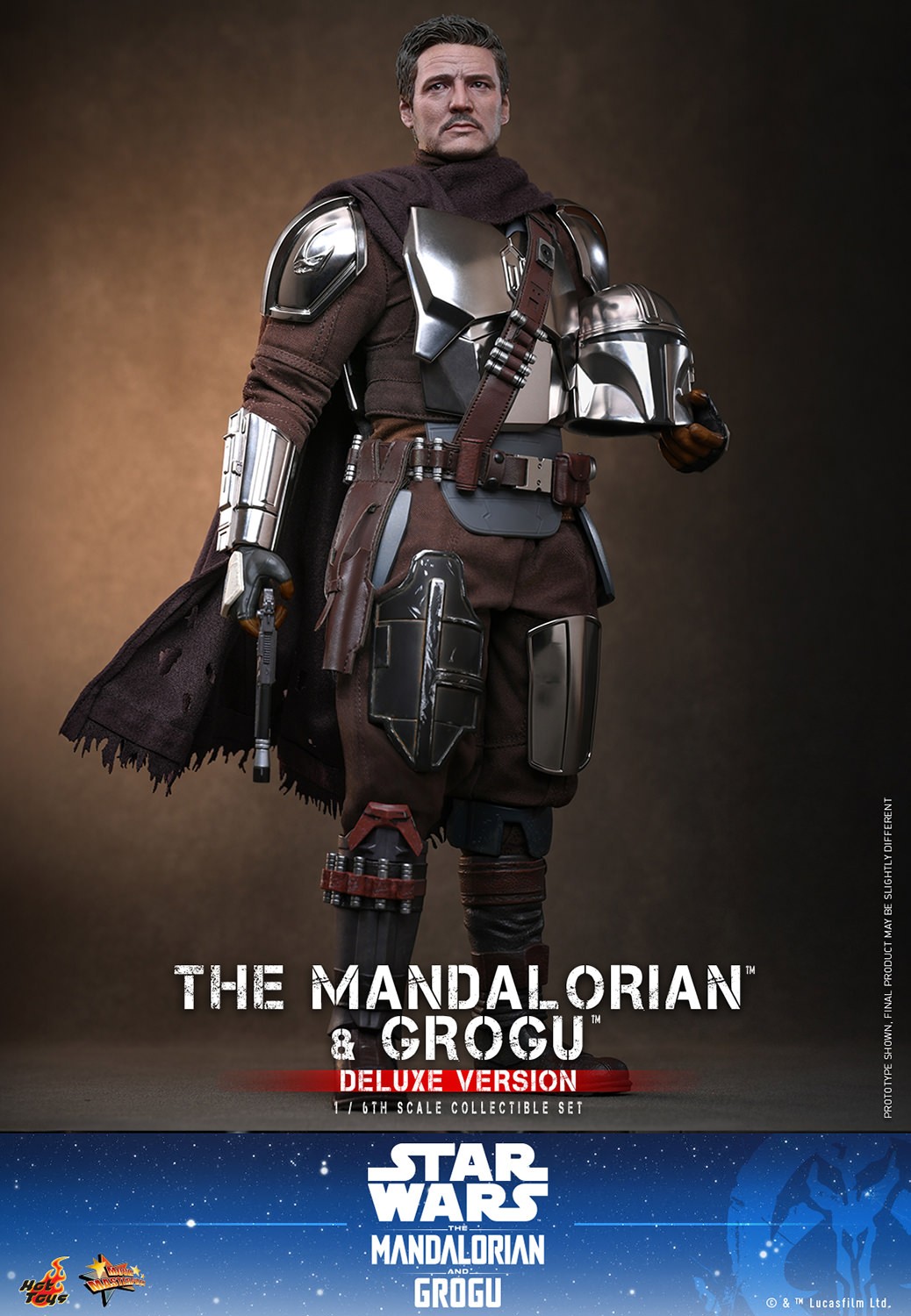 Star Wars The Mandalorian™ and Grogu™ (Deluxe Version) Sixth Scale Figure Set  (Prototype Shown) View 18