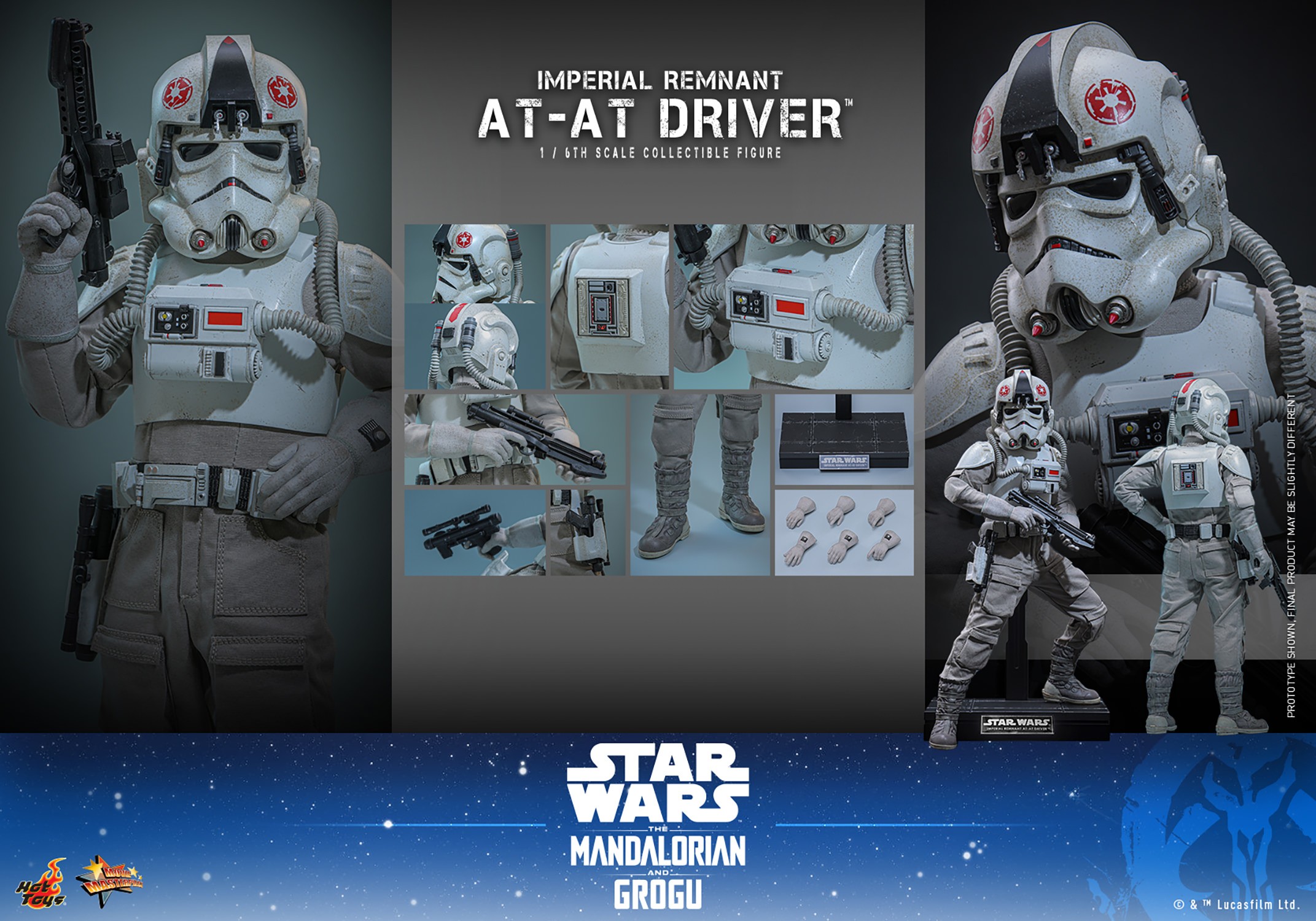 Star Wars Imperial Remnant AT-AT Driver™ Sixth Scale Figure  (Prototype Shown) View 19