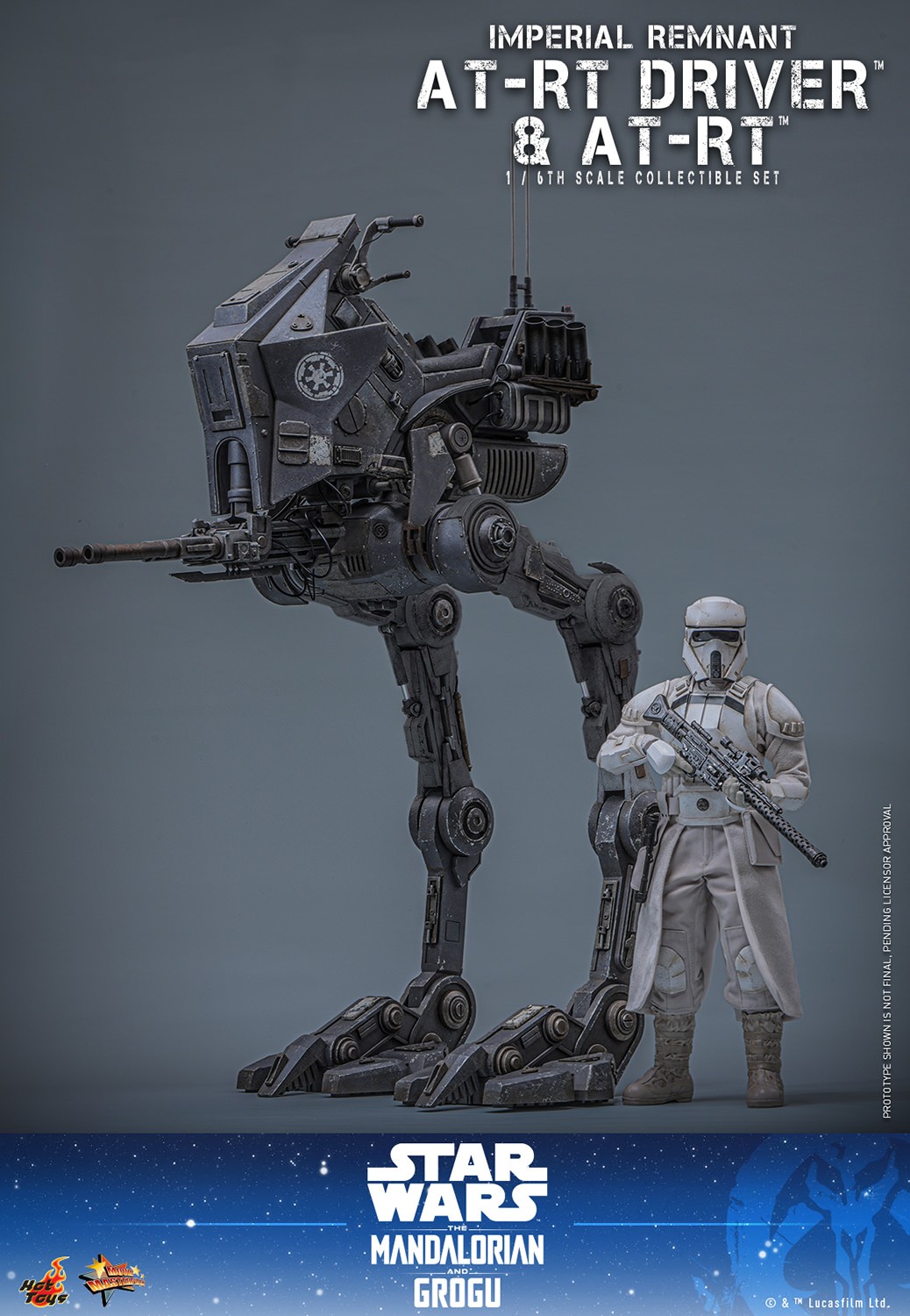 Star Wars Imperial Remnant AT-RT Driver™ and AT-RT™ Sixth Scale Figure Set  (Prototype Shown) View 2
