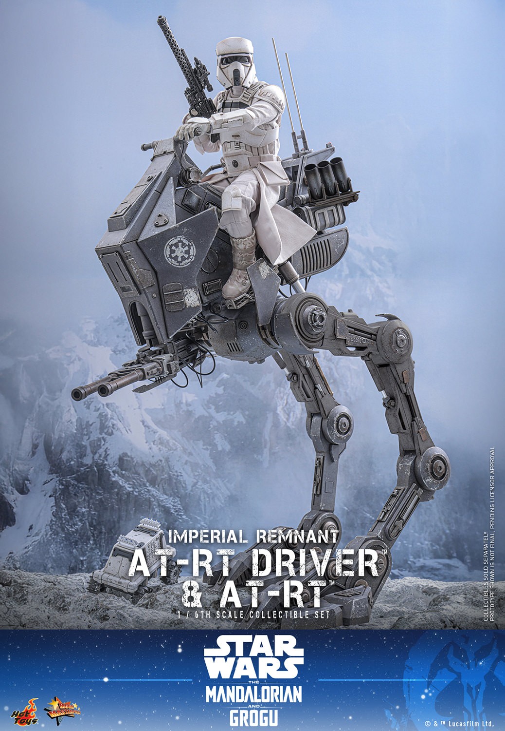 Star Wars Imperial Remnant AT-RT Driver™ and AT-RT™ Sixth Scale Figure Set  (Prototype Shown) View 3