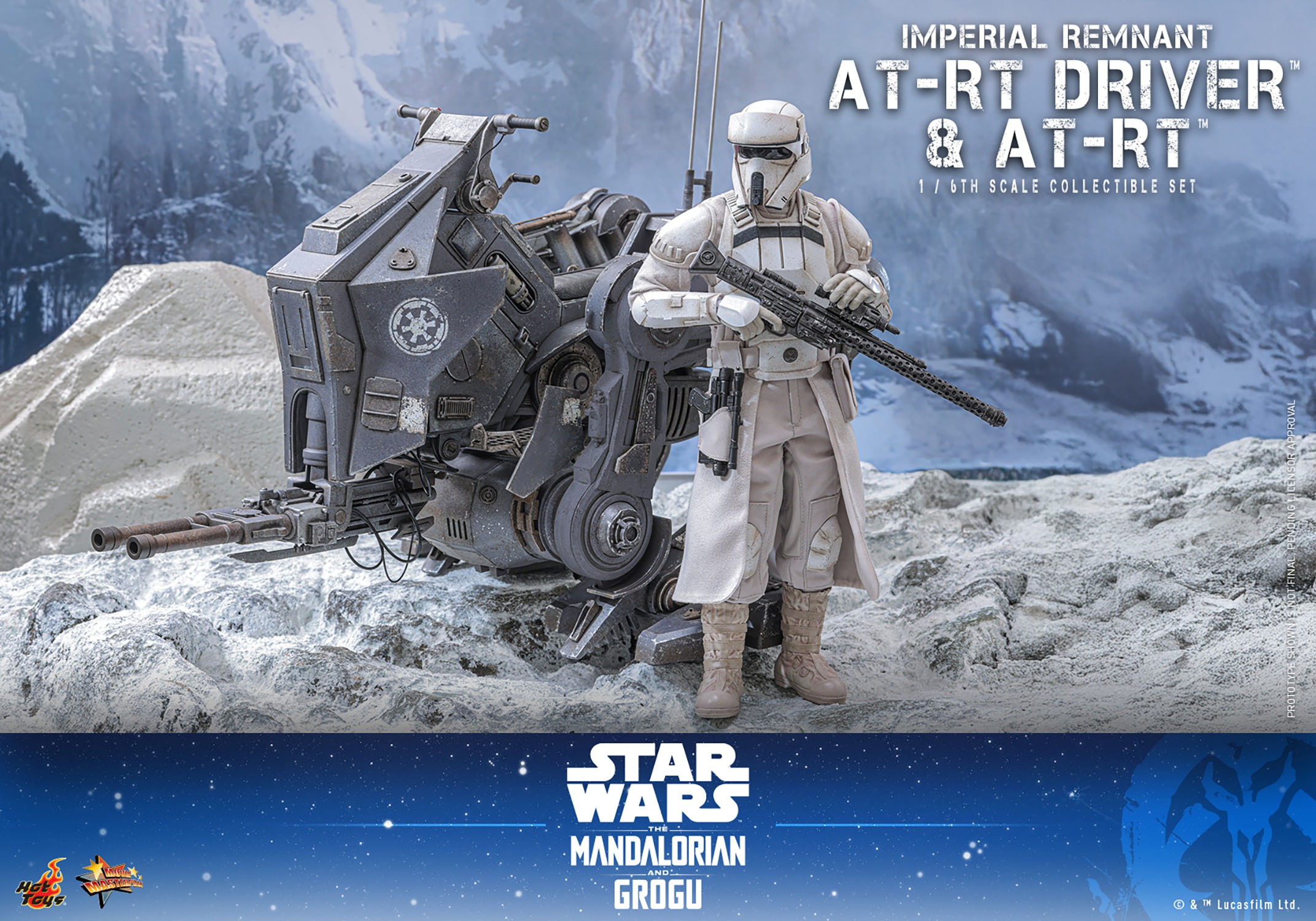 Star Wars Imperial Remnant AT-RT Driver™ and AT-RT™ Sixth Scale Figure Set  (Prototype Shown) View 4