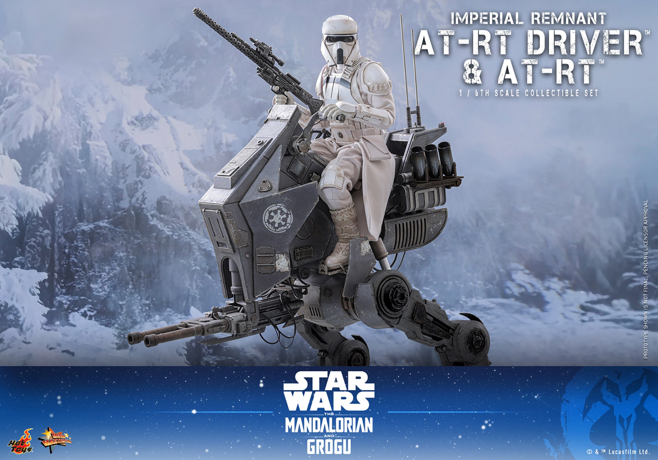 Star Wars Imperial Remnant AT-RT Driver™ and AT-RT™ Sixth Scale Figure Set  (Prototype Shown) View 5